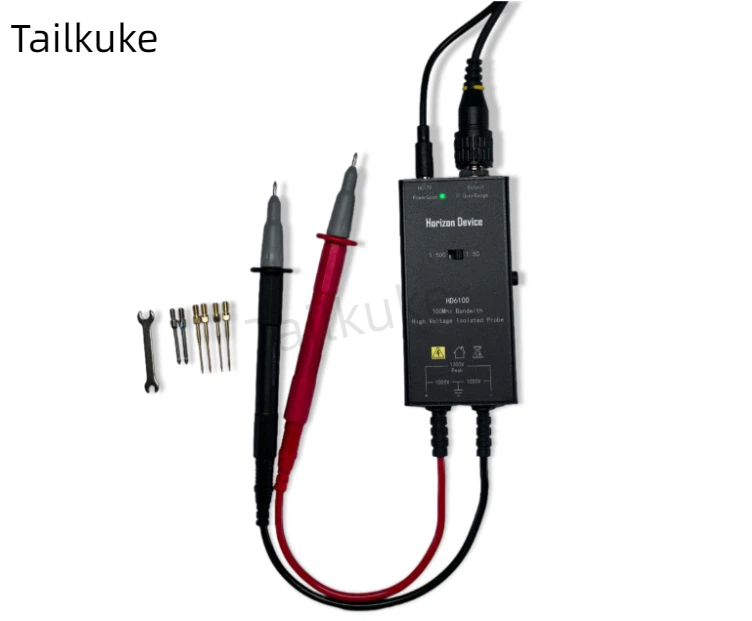 High Voltage Differential Probe 100Mhz 1300V - Active Probe High Voltage Isolation Differential