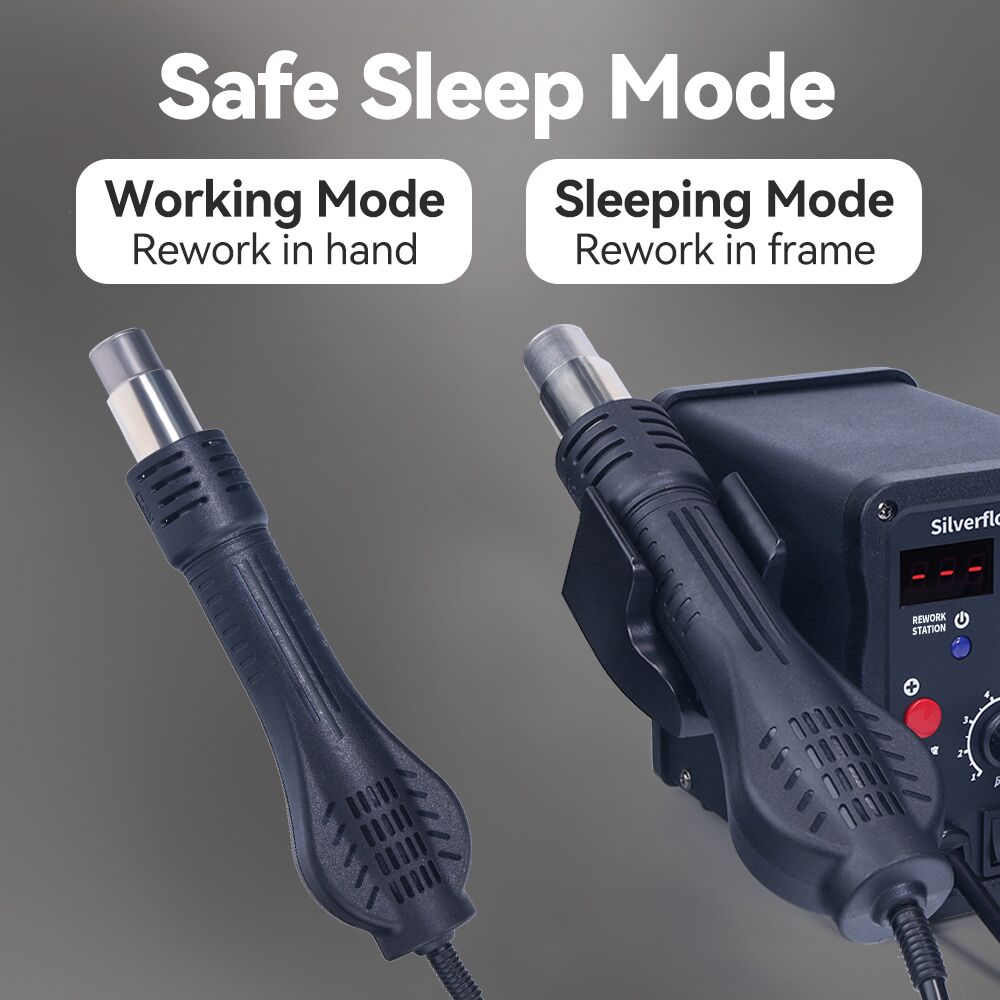 Silverflo 8586D Soldering Stat - Smd Rework Station Hot Air Soldering 2 In 1 review and price