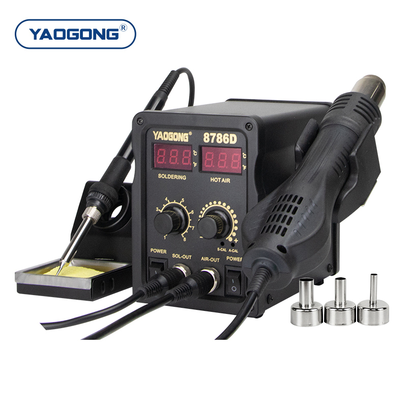 YAOGONG 8786D 2 in 1 Digital S - Smd Rework Station Hot Air Soldering 2 In 1 review and price
