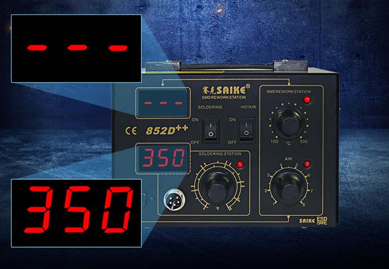 High Power Digital Display 852 - Smd Rework Station Hot Air Soldering 2 In 1 review and price