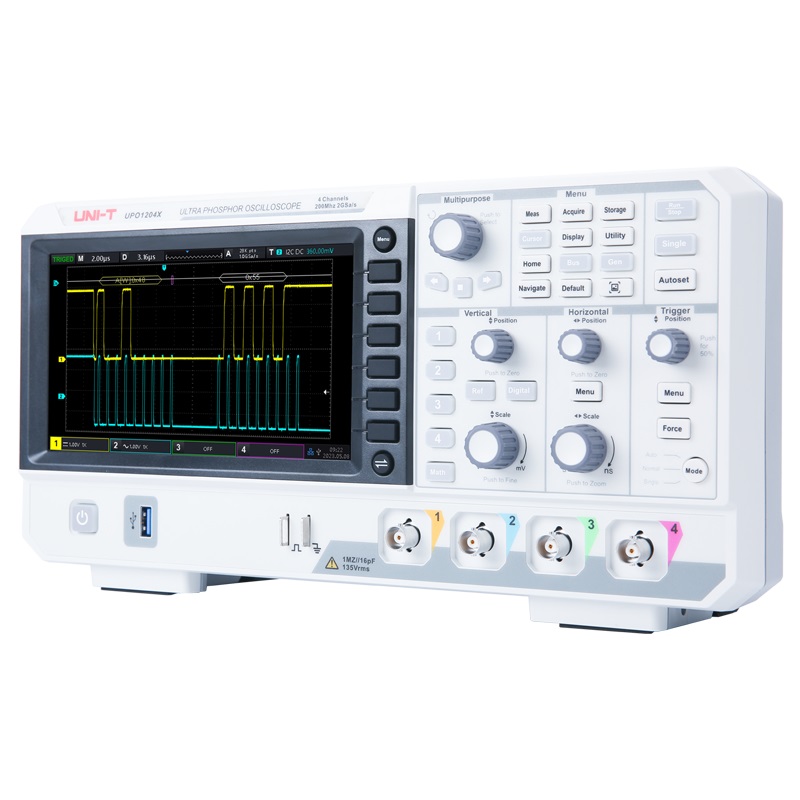 UNI-T UPO1104X 100MHz Digital  - Digital Storage Oscilloscope 4 Channel 100Mhz review and price