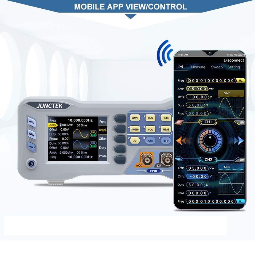 JDS8060 JDS8000  60Mhz Functio - Dual Channel Arbitrary Waveform Function Generator 60Mhz review and price