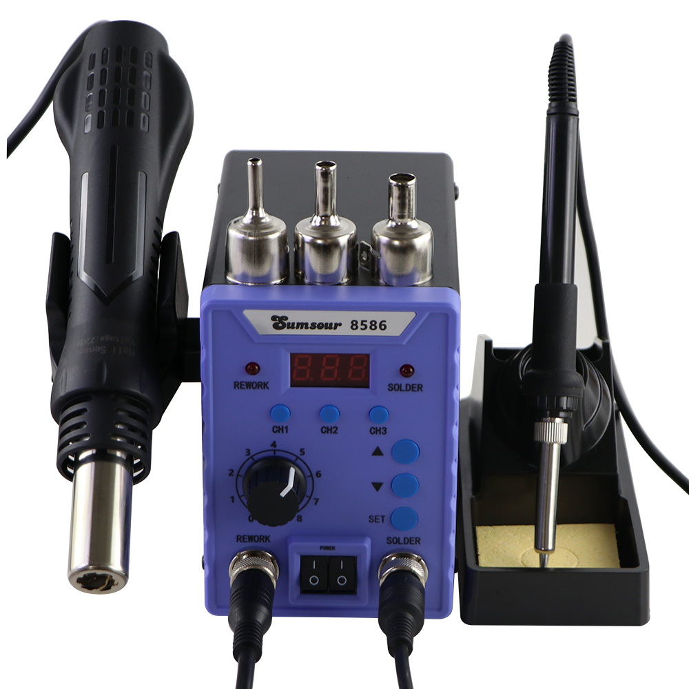 Sumsour 8586 760W 2 in 1 Digit - Smd Rework Station Hot Air Soldering 2 In 1 review and price