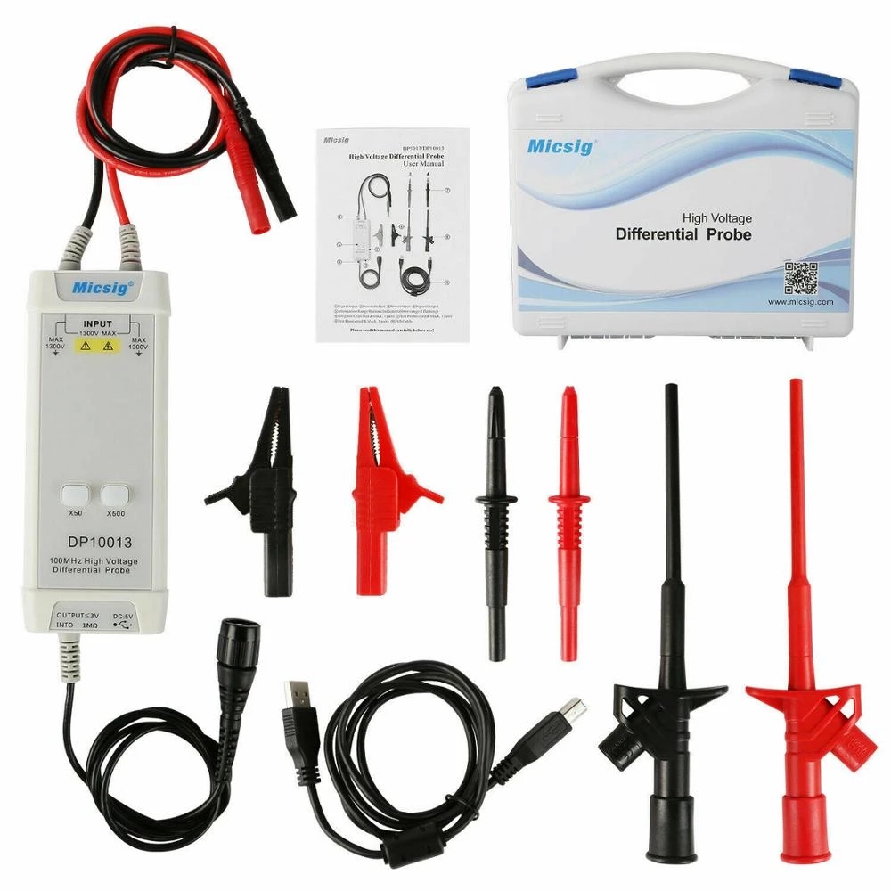 2025Micsig Oscilloscope 1300V  - High Voltage Differential Probe 100Mhz 1300V review and price