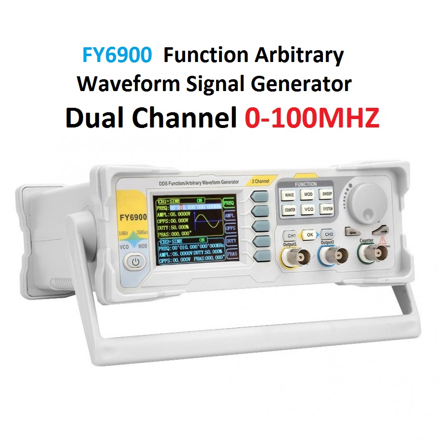 FY6900 Digital Signal Generato - Dual Channel Arbitrary Waveform Function Generator 60Mhz review and price