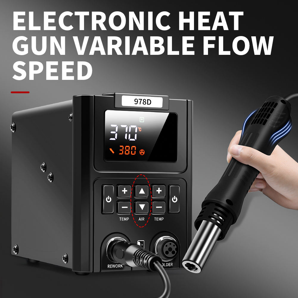 Dual LED Digital Displayings H - Smd Rework Station Hot Air Soldering 2 In 1 review and price