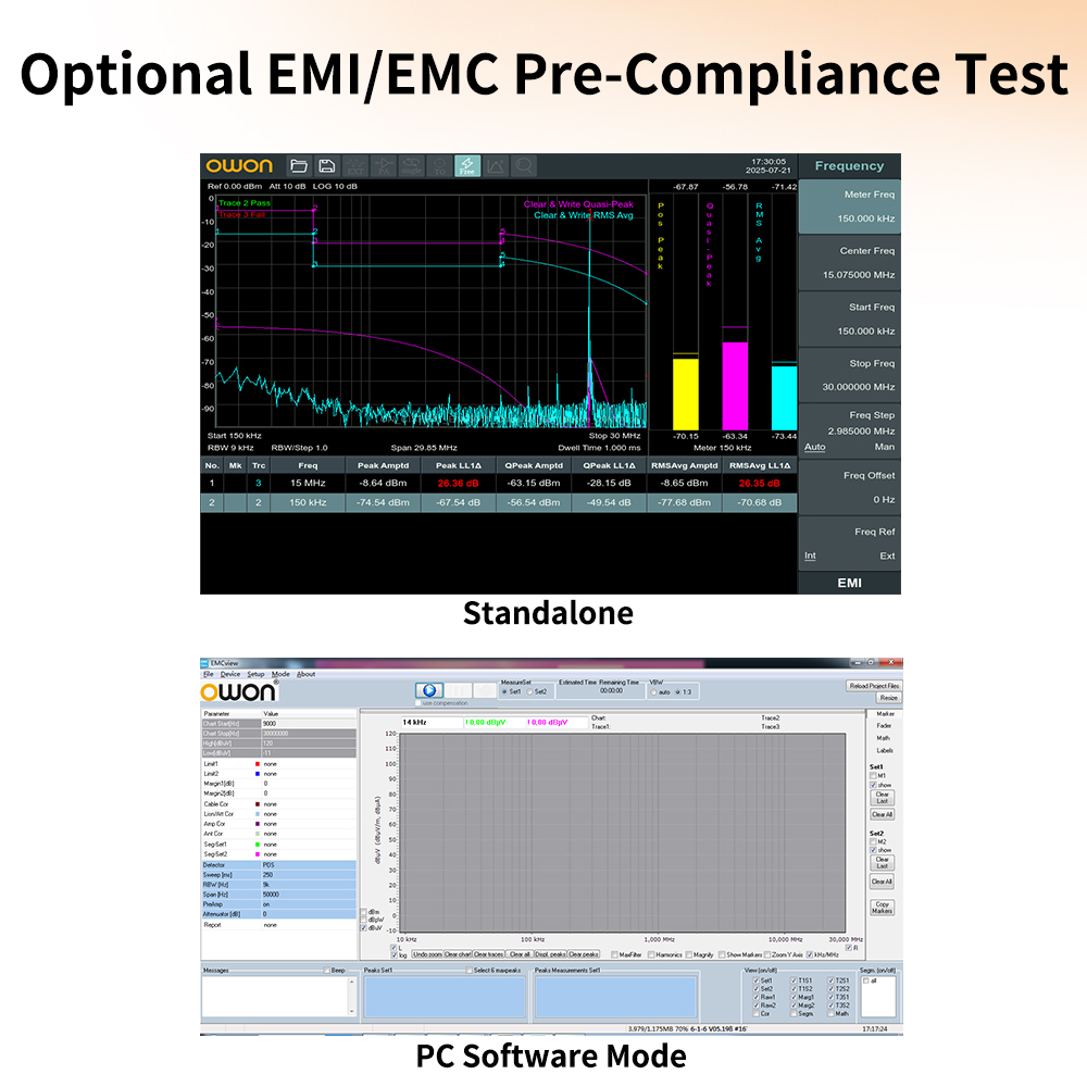 OWON Spectrum Analyzer With Tr - Spectrum Analyzer Tracking Generator 1.5Ghz review and price