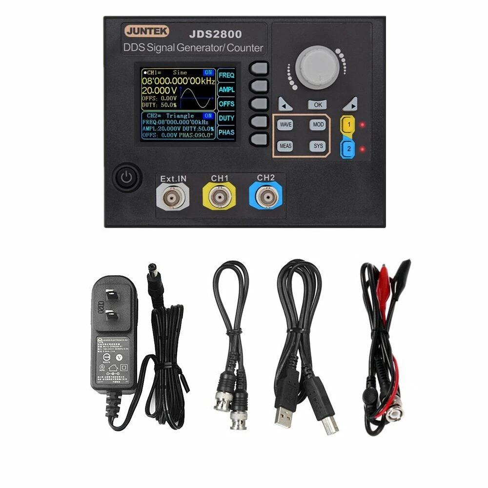 JDS2800-15M 60MHz DDS Function - Dual Channel Arbitrary Waveform Function Generator 60Mhz review and price