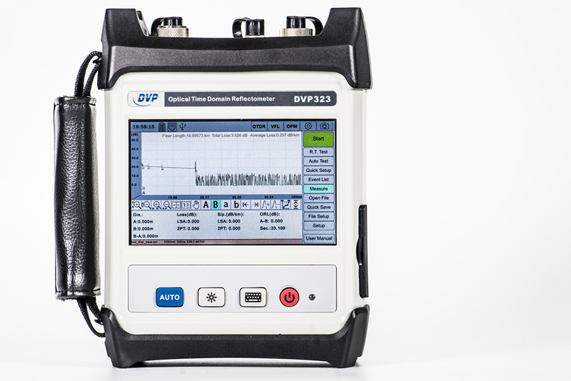 DVP323 1310/1550nm 34/32dB SM  - Optical Time Domain Reflectometer Otdr 1310 1550Nm review and price