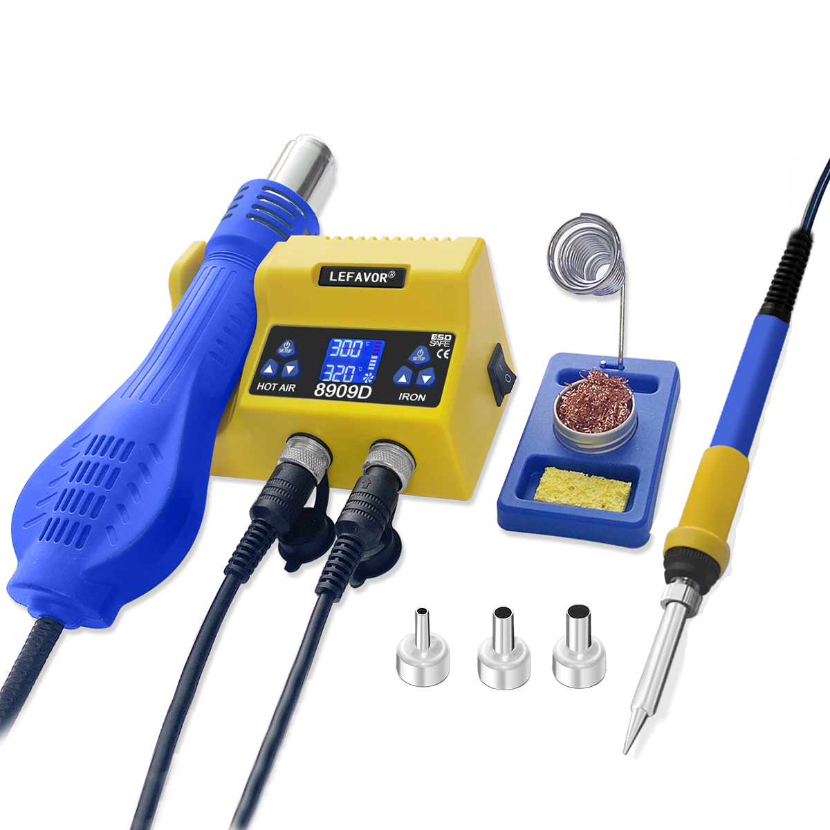 2 In 1 Digital Soldering Stati - Smd Rework Station Hot Air Soldering 2 In 1 review and price