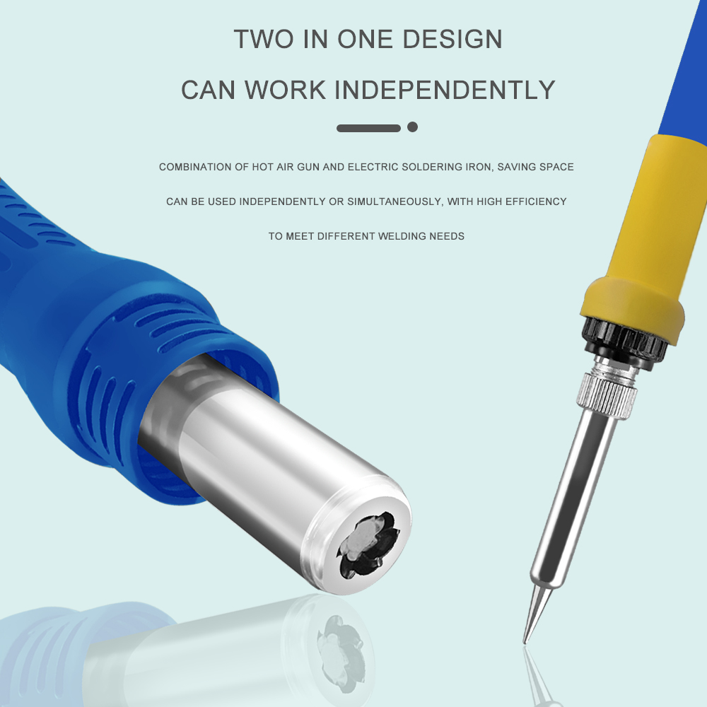 2 In 1 Digital Soldering Stati - Smd Rework Station Hot Air Soldering 2 In 1 review and price