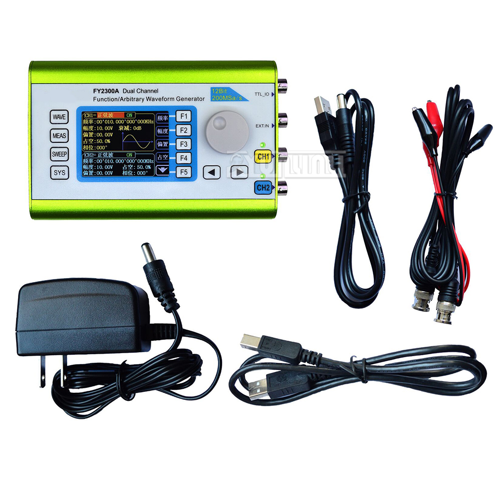 FY6300 FY2300 Dual Channel DDS - Dual Channel Arbitrary Waveform Function Generator 60Mhz review and price