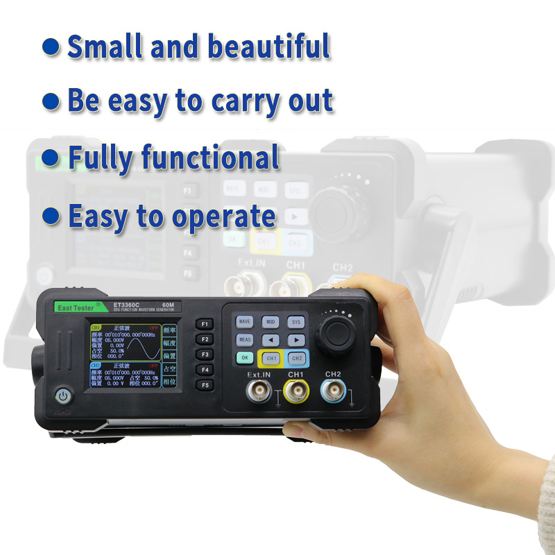 East Tester ET3320C ET3340C ET - Dual Channel Arbitrary Waveform Function Generator 60Mhz review and price