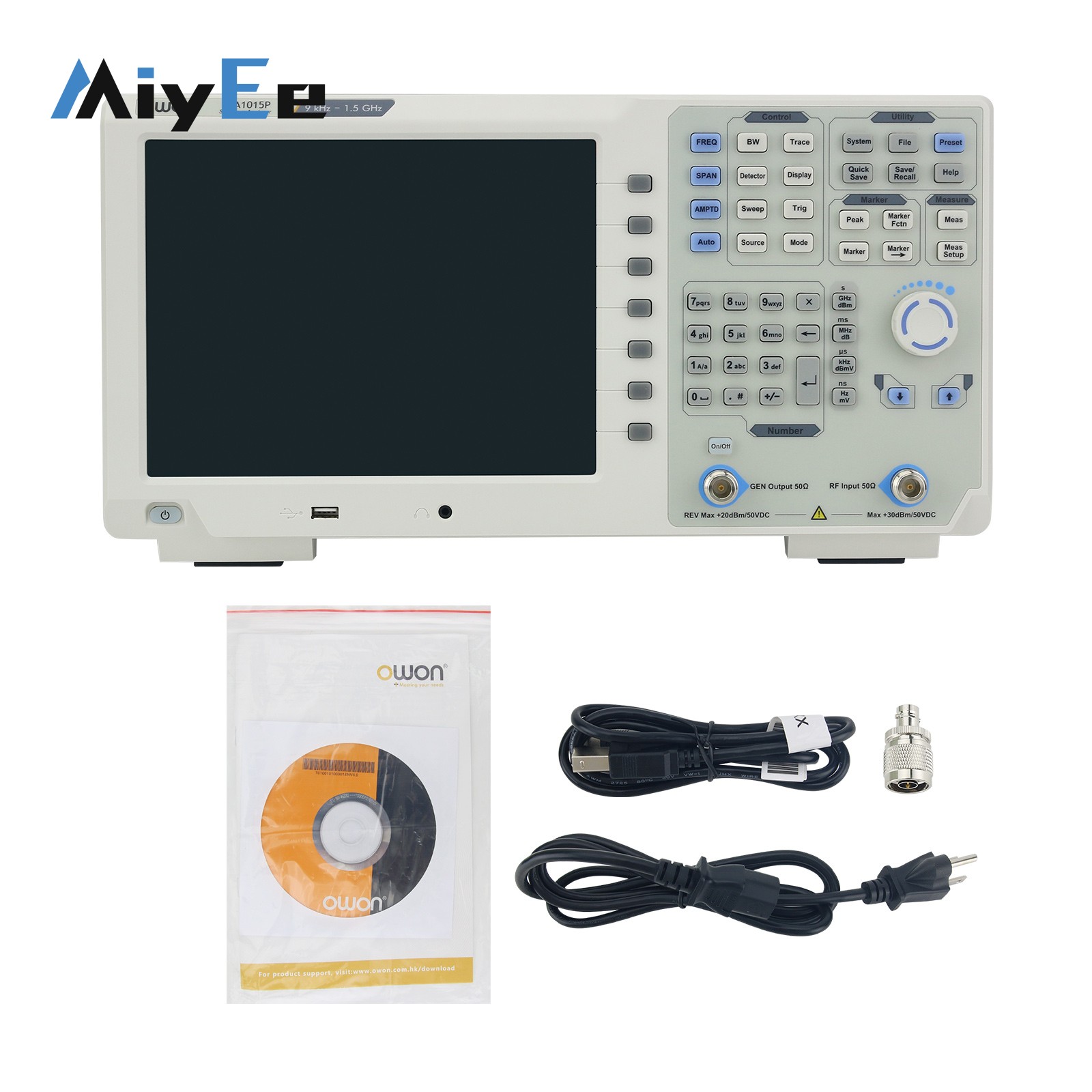 OWON XSA1015P-TG XSA1032P-TG S - Spectrum Analyzer Tracking Generator 1.5Ghz review and price