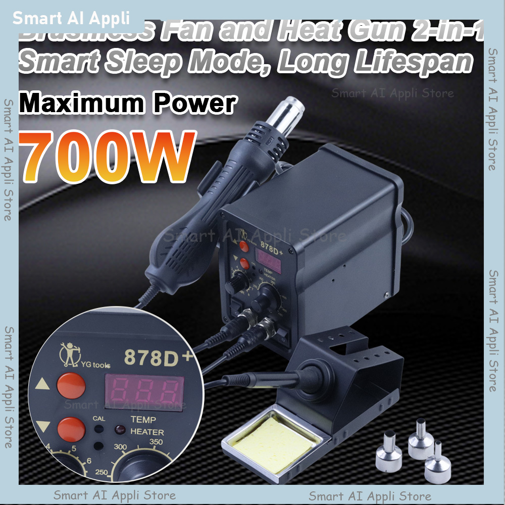 2 in 1 Soldering Station with  - Smd Rework Station Hot Air Soldering 2 In 1 review and price